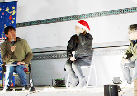 【2023年12月23日】クリスマスマーケット(主催：瑞穂市)にて当社取締役専務執行役員の田中 信康が登壇しました